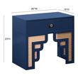 mirrored bedside table Contemporary Design Furniture Nightstands Navy