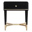 nightstand tables set of 2 Contemporary Design Furniture Nightstands Black
