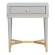 light grey gloss bedside table Contemporary Design Furniture Nightstands Grey
