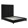white and black bed frame Contemporary Design Furniture Beds Black