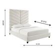 queen bed frame without box spring Contemporary Design Furniture Beds Cream