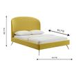 twin wood platform bed Contemporary Design Furniture Beds Gold