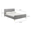 grey twin headboard Contemporary Design Furniture Beds Grey