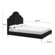 king queen and double bed sizes Contemporary Design Furniture Beds Black