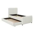 wood king bed frame with storage Contemporary Design Furniture Beds Cream