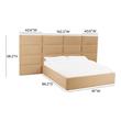 queen platform bed frame size Contemporary Design Furniture Beds Honey