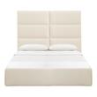 queen bed and bed frame Contemporary Design Furniture Beds Cream