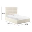 a frame bed Contemporary Design Furniture Beds Cream