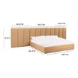 king size bed frame high profile Contemporary Design Furniture Beds Honey