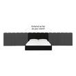 frame for bed queen Contemporary Design Furniture Beds Black