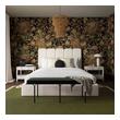 metal platform bed frame double Contemporary Design Furniture Beds Cream