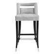 gray leather counter stools with backs Contemporary Design Furniture Stools Grey