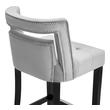 gray leather counter stools with backs Contemporary Design Furniture Stools Grey