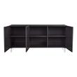 oak table and bench set Contemporary Design Furniture Buffets Buffets and Cabinets Black