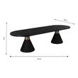 mid mod coffee table Contemporary Design Furniture Dining Tables Black