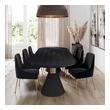mid mod coffee table Contemporary Design Furniture Dining Tables Black