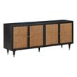 white chest of drawers wooden top Contemporary Design Furniture Buffets Black