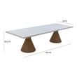 c table with wheels Contemporary Design Furniture Dining Tables Natural,White
