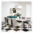 round kitchen table set for 6 Contemporary Design Furniture Dining Tables White