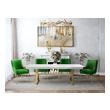 wing back accent chair Contemporary Design Furniture Dining Chairs Green