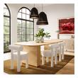 round dining table with black chairs Contemporary Design Furniture Dining Tables Natural