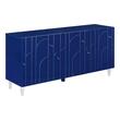 high gloss buffet cabinet Contemporary Design Furniture Buffets Blue