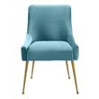 cream and gold accent chair Contemporary Design Furniture Dining Chairs Sea Blue