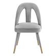 club chair and ottoman Contemporary Design Furniture Dining Chairs Grey