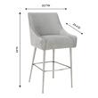 gray and white counter stools Contemporary Design Furniture Stools Light Grey