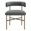 black leather chair and ottoman Contemporary Design Furniture Dining Chairs Grey