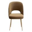 small modern accent chair Contemporary Design Furniture Dining Chairs Cognac