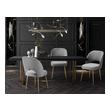 velvet occasional chair Contemporary Design Furniture Dining Chairs Grey