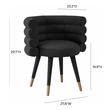 long kitchen chairs Contemporary Design Furniture Dining Chairs Black