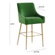 chrome and black bar stools Contemporary Design Furniture Stools Green