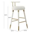 rustic breakfast bar stools Contemporary Design Furniture Stools White