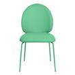 grey gold accent chair Contemporary Design Furniture Dining Chairs Green