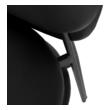 wood table with white chairs Contemporary Design Furniture Dining Chairs Black