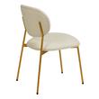 bench chair for dining table Contemporary Design Furniture Dining Chairs Cream