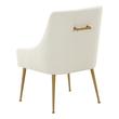 navy occasional chair Contemporary Design Furniture Dining Chairs Cream