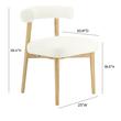 low living room chairs Contemporary Design Furniture Dining Chairs Cream