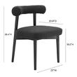 modern leather accent chairs Contemporary Design Furniture Dining Chairs Black
