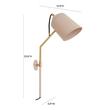 pendant lighting with cord Contemporary Design Furniture Sconces Blush,Matte Brass
