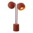 coffee table decorative accents Contemporary Design Furniture Table Lamps Red Terracotta