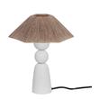 glass and wood console table Contemporary Design Furniture Table Lamps Black,Natural,White