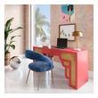 desk for at home office Contemporary Design Furniture Desks Pink