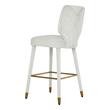 velvet bar stool chairs Contemporary Design Furniture Stools Grey