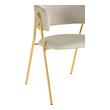 walnut table black chairs Contemporary Design Furniture Dining Chairs Cream