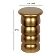 black end table with drawer Contemporary Design Furniture Side Tables Gold