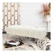 accent chair and footstool Contemporary Design Furniture Benches Cream