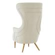 ottoman for leather chair Contemporary Design Furniture Accent Chairs Cream